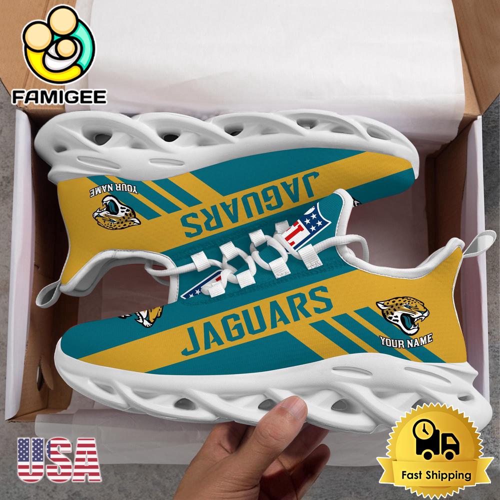 NFL Jacksonville Jaguars Patriotic Style Custom Name Max Soul Shoes NFL Jacksonville Jaguars Patriotic Style Custom Name Max Soul Shoes