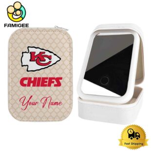 NFL Kansas City Chiefs Custom Led Makeup Box