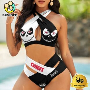 NFL Kansas City Chiefs Team Women Crisscross Swimsuit