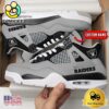 NFL Las Vegas Raiders Classic Team Logo Custom Air Jordan 4 Shoes