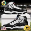 NFL Las Vegas Raiders Every Down Counts Custom Air Jordan 11 Shoes