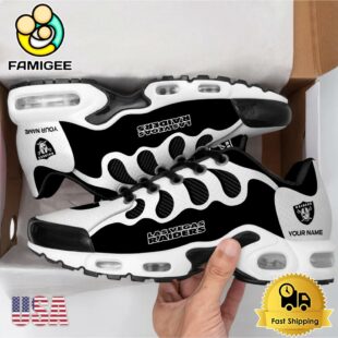 NFL Las Vegas Raiders New Logo Design Custom Air Max Plus Shoes