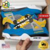 NFL Los Angeles Chargers Classic Team Logo Custom Air Jordan 4 Shoes