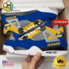 NFL Los Angeles Rams Classic Team Logo Custom Air Jordan 4 Shoes