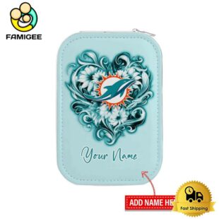 NFL Miami Dolphins Chic Fantasy Custom Led Makeup Box