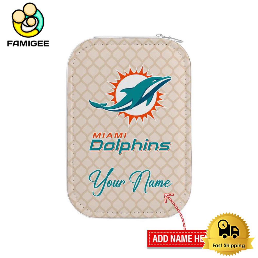 NFL Miami Dolphins Custom Led Makeup Box , Happy Mothers Day Gift NFL Miami Dolphins Custom Led Makeup Box , Happy Mothers Day Gift