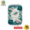 NFL Miami Dolphins Flower Frame Pattern Custom Led Makeup Box