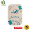 NFL Miami Dolphins Lips Flower Gathering Pattern Custom Led Makeup Box