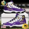 NFL Minnesota Vikings Every Down Counts Custom Air Jordan 11 Shoes
