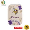 NFL Minnesota Vikings Lips Flower Gathering Pattern Custom Led Makeup Box