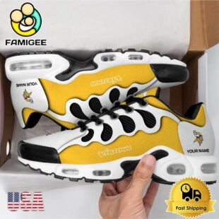 NFL Minnesota Vikings New Logo Design Custom Air Max Plus Shoes