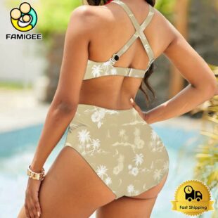 NFL New Orleans Saints Team Logo Women Crisscross Swimsuit