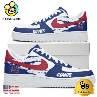 NFL New York Giants New Logo Design Custom Air Force 1 Shoes