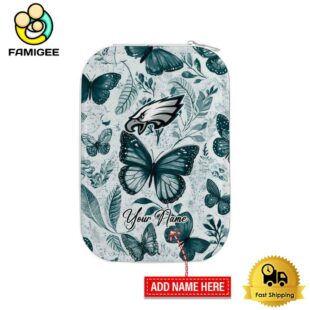 NFL Philadelphia Eagles Beautiful Butterfly Custom Led Makeup Box