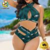 NFL Philadelphia Eagles One Piece Women Crisscross Swimsuit