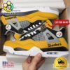 NFL Pittsburgh Steelers Classic Team Logo Custom Air Jordan 4 Shoes