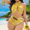 NFL Pittsburgh Steelers Halter Neck Women Crisscross Swimsuit