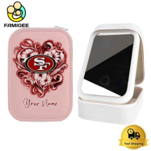 NFL San Francisco 49ers Chic Fantasy Custom Led Makeup Box