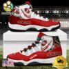 NFL San Francisco 49ers Every Down Counts Custom Air Jordan 11 Shoes
