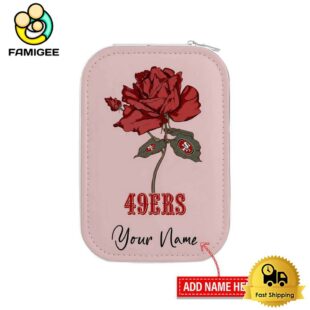 NFL San Francisco 49ers Flower Custom Led Makeup Box