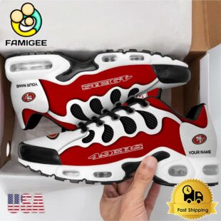 NFL San Francisco 49ers New Logo Design Custom Air Max Plus Shoes