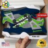 NFL Seattle Seahawks Classic Team Logo Custom Air Jordan 4 Shoes