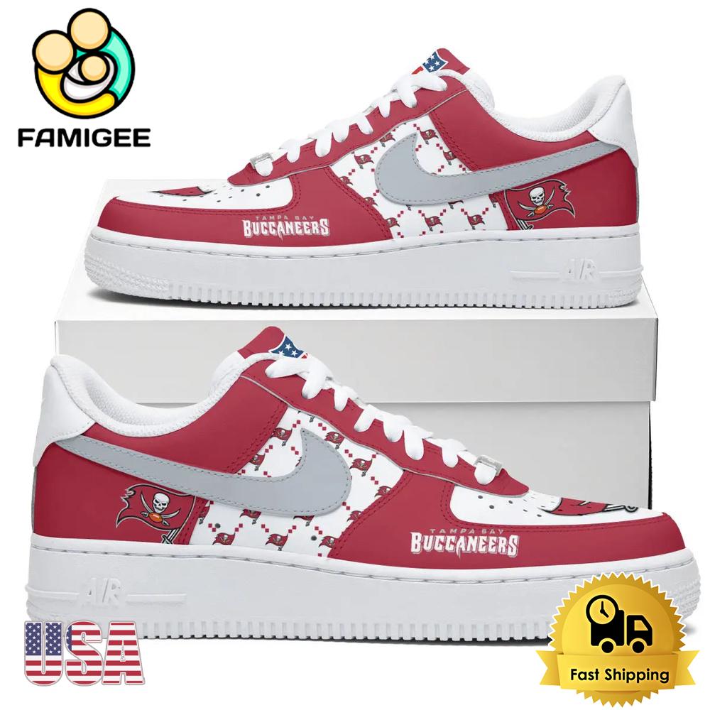 NFL Tampa Bay Buccaneers New Logo Design Custom Air Force 1 Shoes NFL Tampa Bay Buccaneers New Logo Design Custom Air Force 1 Shoes