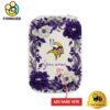 NFL Vikings Flower Frame Pattern Custom Led Makeup Box