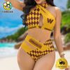 NFL Washington Commanders Halter Neck Women Crisscross Swimsuit