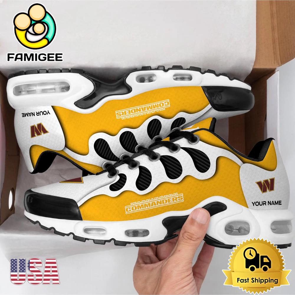 NFL Washington Commanders New Logo Design Custom Air Max Plus Shoes NFL Washington Commanders New Logo Design Custom Air Max Plus Shoes