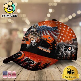 NHL Philadelphia Flyers Mascot Logo Custom Name Baseball Cap