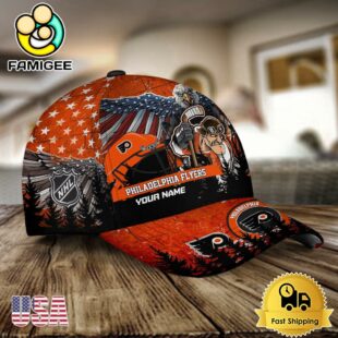 NHL Philadelphia Flyers Mascot Logo Custom Name Baseball Cap