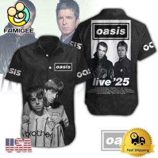 Oasis Band Vintage Hawaiian Shirt