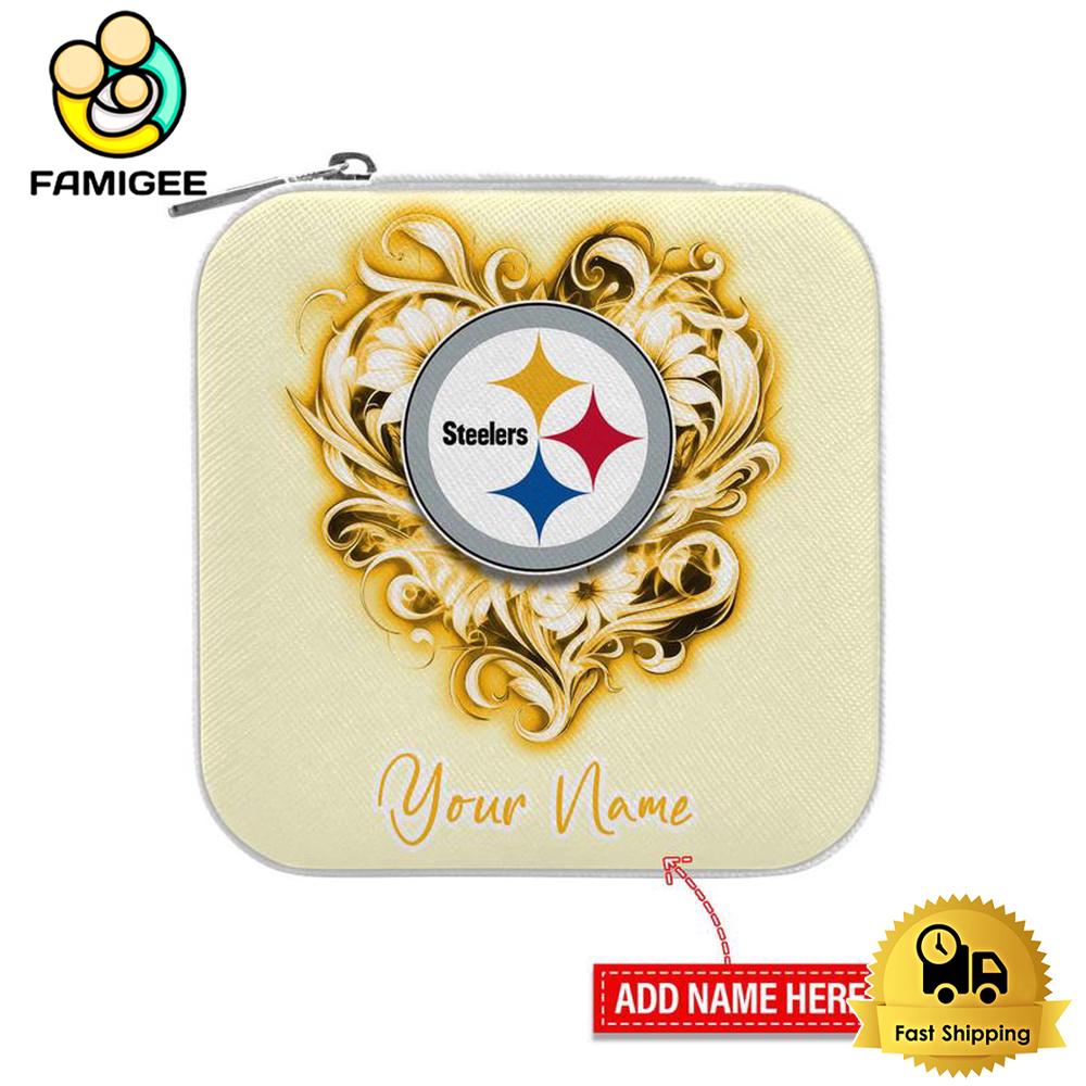 Pittsburgh Steelers Custom Name Chic Fantasy Jewelry Box , Happy Mothers Day Gift Pittsburgh Steelers Custom Name Chic Fantasy Jewelry Box , Happy Mothers Day Gift