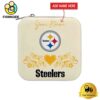 Pittsburgh Steelers Custom Name Heart Pattern Jewelry Box