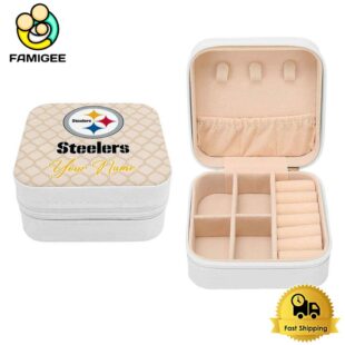 Pittsburgh Steelers Custom Name Pattern Jewelry Box