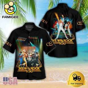 Queen Band 3D Vintage Hawaiian Shirt