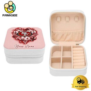 San Francisco 49ers Custom Name Chic Fantasy Jewelry Box