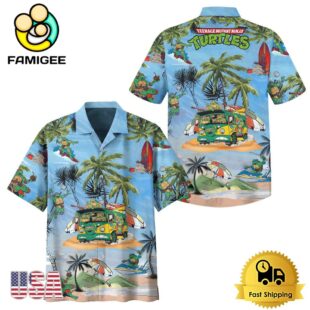Teenage Mutant Ninja Turtles Cartoon Vintage Hawaiian Shirt