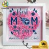 Tennessee Titans Colors Heart Custom Name Flower Shadow Box, Gift For Mother's Day
