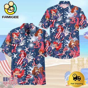 The Little Mermaid Vintage Hawaiian Shirt