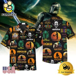 The Mandalorian Movies Vintage Hawaiian Shirt