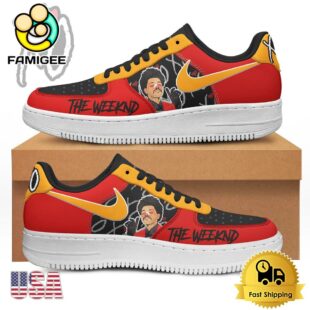 The Weeknd New Design Air Force 1 Shoes