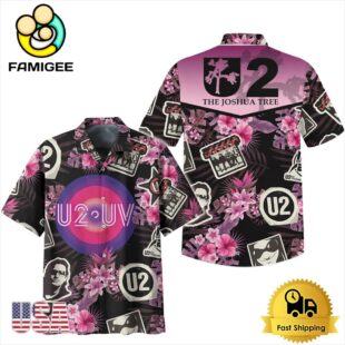 U2 Music Vintage Hawaiian Shirt