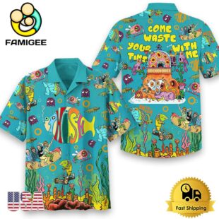 Waste Song by Phish Music Vintage Hawaiian Shirt
