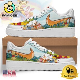 Winnie The Pooh New Design Air Force 1 Shoes