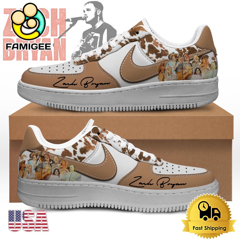 Zach Bryan New Design Air Force 1 Shoes Zach Bryan New Design Air Force 1 Shoes