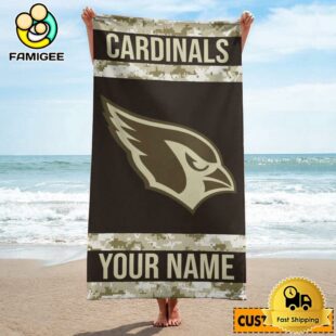 Arizona Cardinals Dynamic Graphics Beach And Pool Towel For Fans