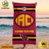 Arizona Cardinals For Active Summer Days Name Custom Beach Towel