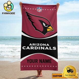 Arizona Cardinals Sporty Look Beach Towel For NFL Fans